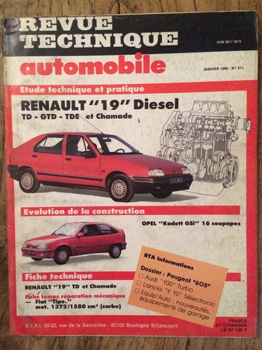 Revue technique automobile - revue,