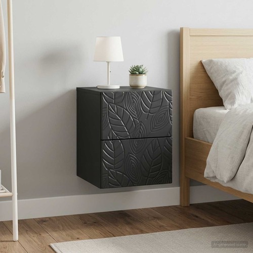 Cabinet chevet mural bois - cabinet, de