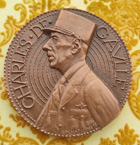 Medaille general gaulle - gaulle, par