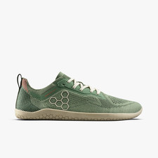 VivoBarefoot Primus Lite Tricot Naturel Poussiéreux Vert Baskets Hommes Tailles