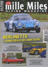 Mille Miles n°110 de 09/2015 : Berlinette l'arme idéale - R17 Gordini aux USA