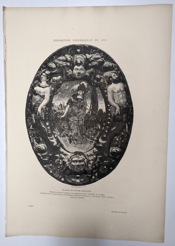 Gravure plaque en - plaque,
