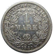 ALLEMAGNE 1 Mark 1881 D