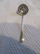 Christofle ANCIENNE CUILLERE SAUPOUDREUSE,   MODÈLE UNI PLAT , METAL ARGENTE