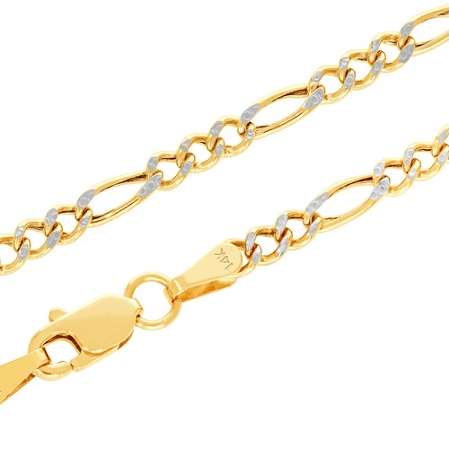 14k jaune 5mm diamant - or,