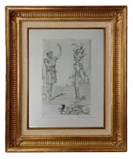 ANDRE LAMBERT (1884-1967) SUPERBE EAU-FORTE AQUATINTE REHAUSSEE AQUARELLE (7)