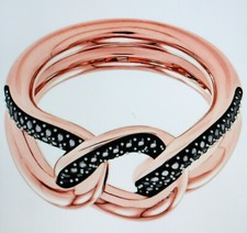 Swarovski Lane Anneau, Noir