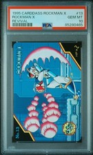 Article d'évaluation Carddass Bandai Psa10 n°13 Rockman X 1995 At The Time