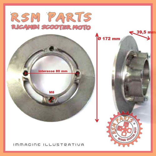 Front brake disc - 172, aixam