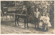 ANES #AS36613 EN VILLEGIATURE ATTELAGE ENFANTS