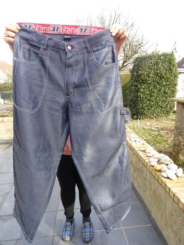 Pantalon homme bleu marine