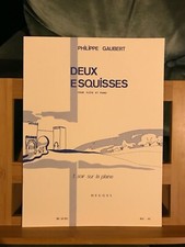 P. Gaubert 2 esquisses flute