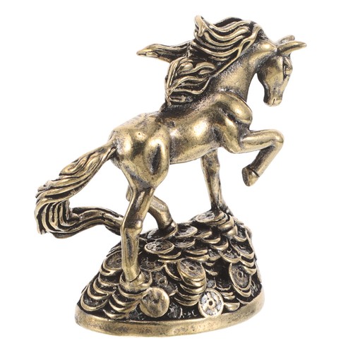 Statue cheval laiton - de,