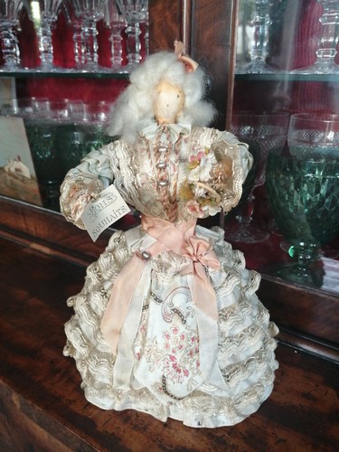 Poupée ancienne tissu et - poupée,