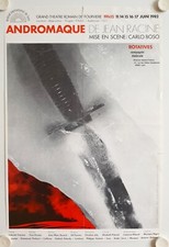 Affiche Théâtre ANDROMAQUE