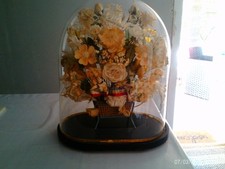 globe de mariée ancien souvenir des 20 ans classe 1909