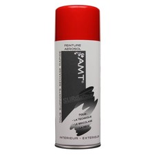 Bombe de peinture rouge feu