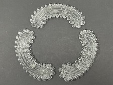 Lot de 3 éléments en verre soufflé pour Contour Miroir Vénitien Murano.