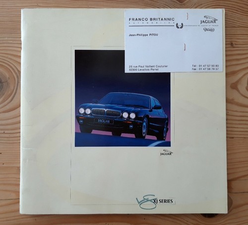 Brochure jaguar v8 - jaguar,, xj