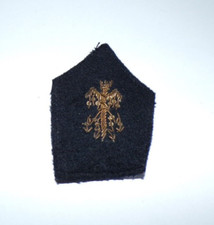 INSIGNE MILITAIRE PATTE DE COL AVEC CROCHETS ETAT MAJOR PFAT / AFAT BE