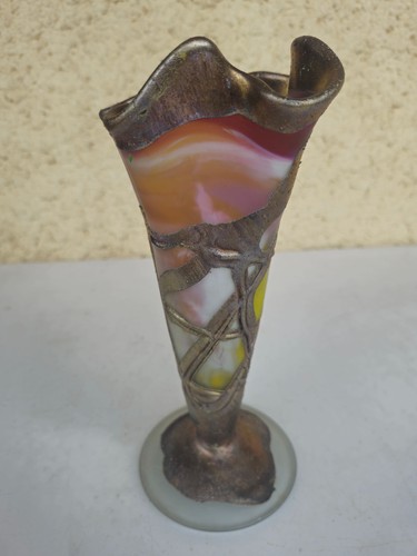 Vase pate verre - de,