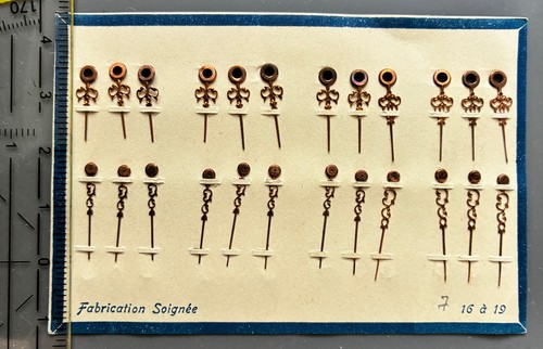 Lot aiguilles pour montre - , à