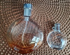 Flacons Parfum HERMES Eaux Des Merveilles 50ml + miniature 7,5ml VIDES.