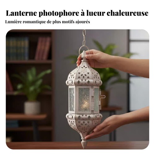 Bougeoir fer lanterne en - bougeoir,