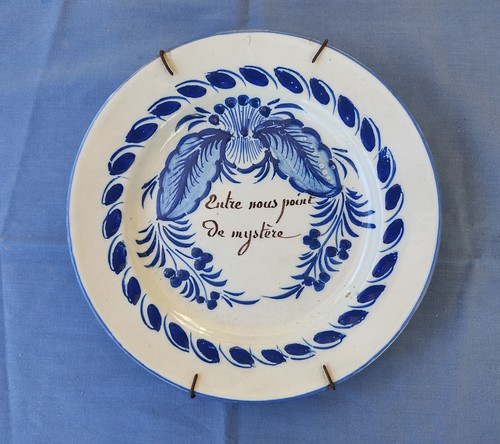 Assiette faience décorative - assiette,