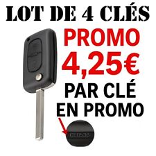 Lot de 4 coque clé plip pour