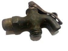  VINTAGE BRASS OIL CAN BARREL