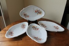 4 raviers anciens - porcelaine