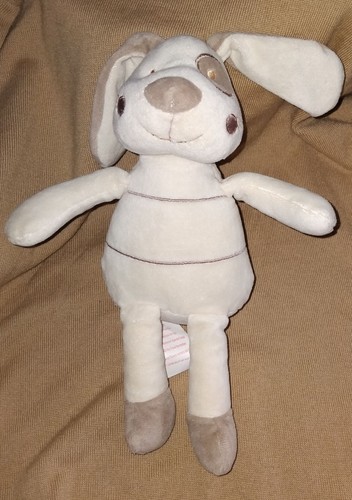 Doudou peluche chien vert - doudou,