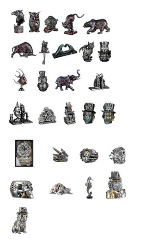 Figurine décor steampunk - figurine,
