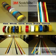 Film Bande Adhésif Fluorescent Ou Réfléchissant 3M™ 25 / 50mm x 2 M Casque Vélo