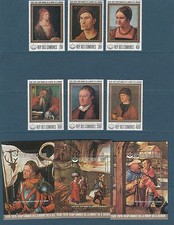 Comores république  peintre