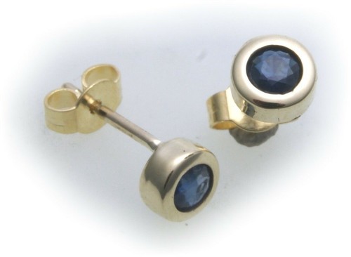Boucles oreilles saphir or - d'oreilles,