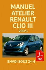 Manuel Atelier Renault Clio 3 2005-2014 RTA Revue Technique Auto PDF CD 24H