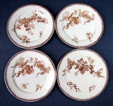 4 Assiettes Plates Service