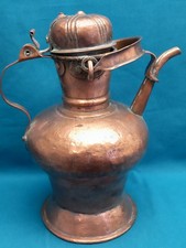 ÉPOQUE LOUIS XIV  VERS 1700 COPPER GRANDE CRUCHE CUIVRE ÉTAMÉ SUD DE LA FRANCE