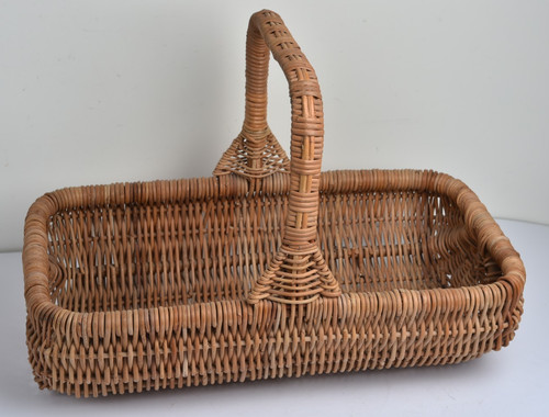 Ancien panier osier rotin - panier,