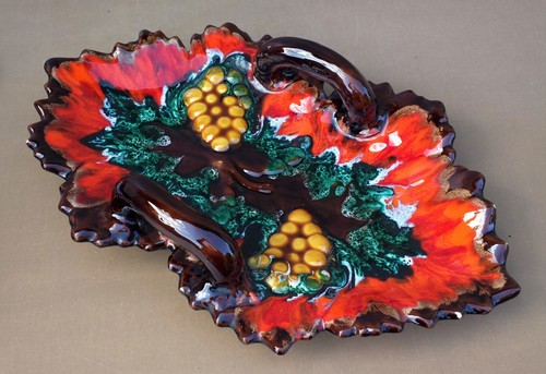 Plat vallauris anses - plat, coupe