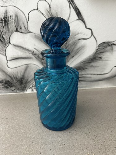 Flacon bambou baccarat bleu - bambou,