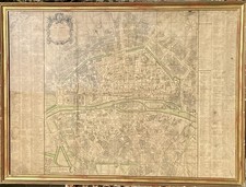 Carte Plan de Paris 1767