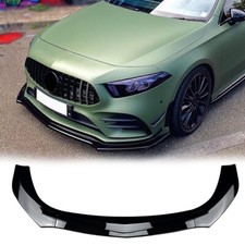 3PCS Spoiler Lèvre Lame Jupe Pare-Choc Pour Benz Classe A W177 A180 A200 A35 AMG