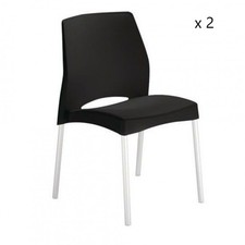 Lot de 2 Chaises Plastiques