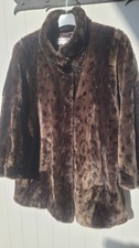  Manteau Fourrure 100% laine