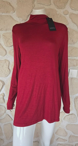 Sous pull bordeaux marque
