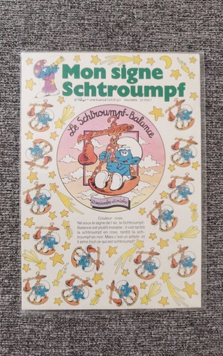 Peyo mon signe schtroumpf - peyo, "