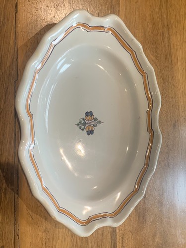 Plat ancien faïence - , de